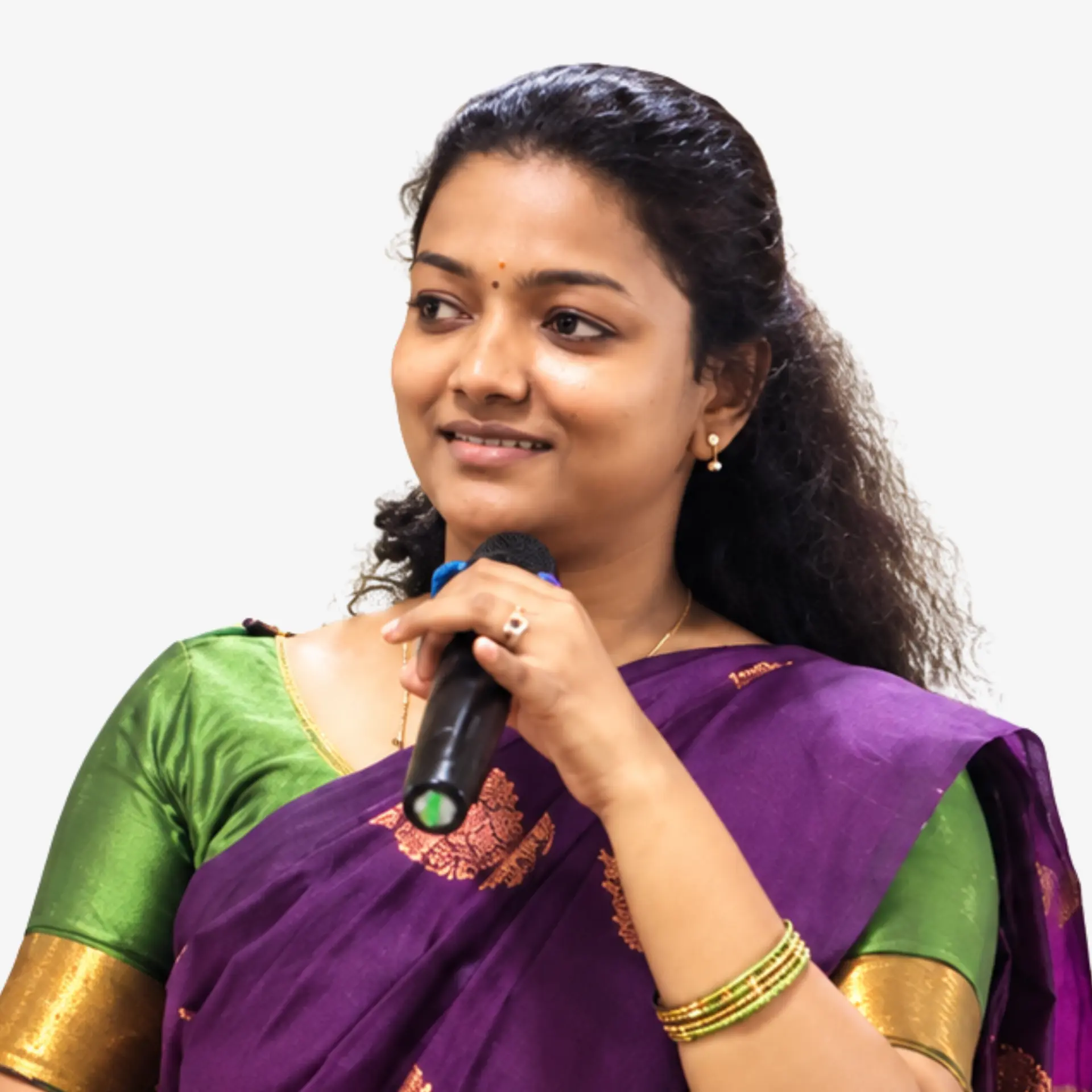 Portrait of Mangaiyarkarasi Babuji