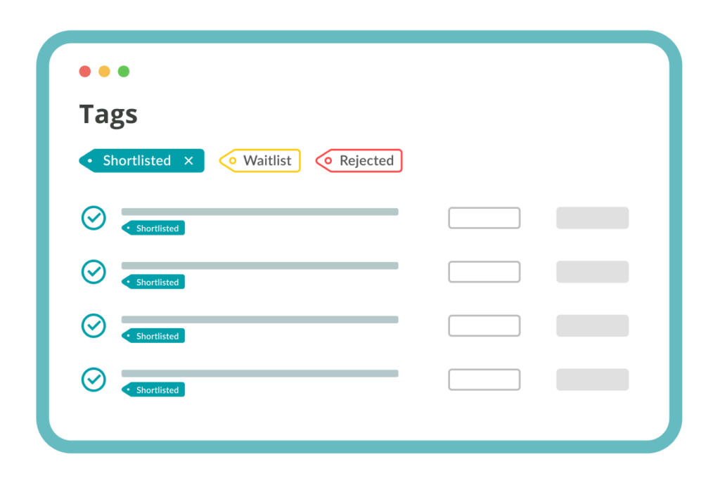 Smart Tags the candidates with XoForms
