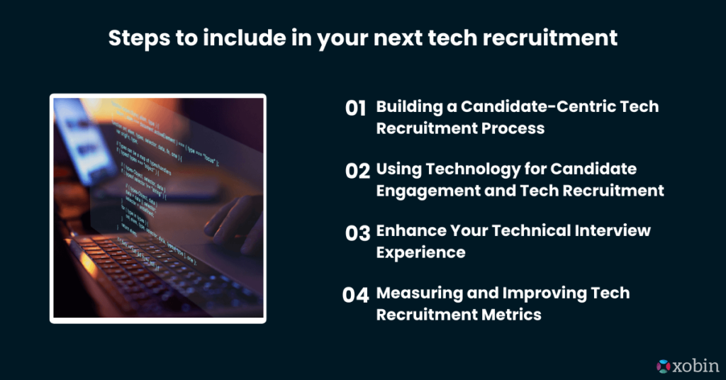 Steps to include in your next tech recruitment