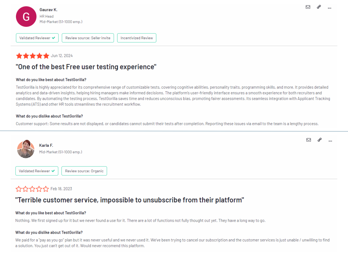 TestGorilla Review