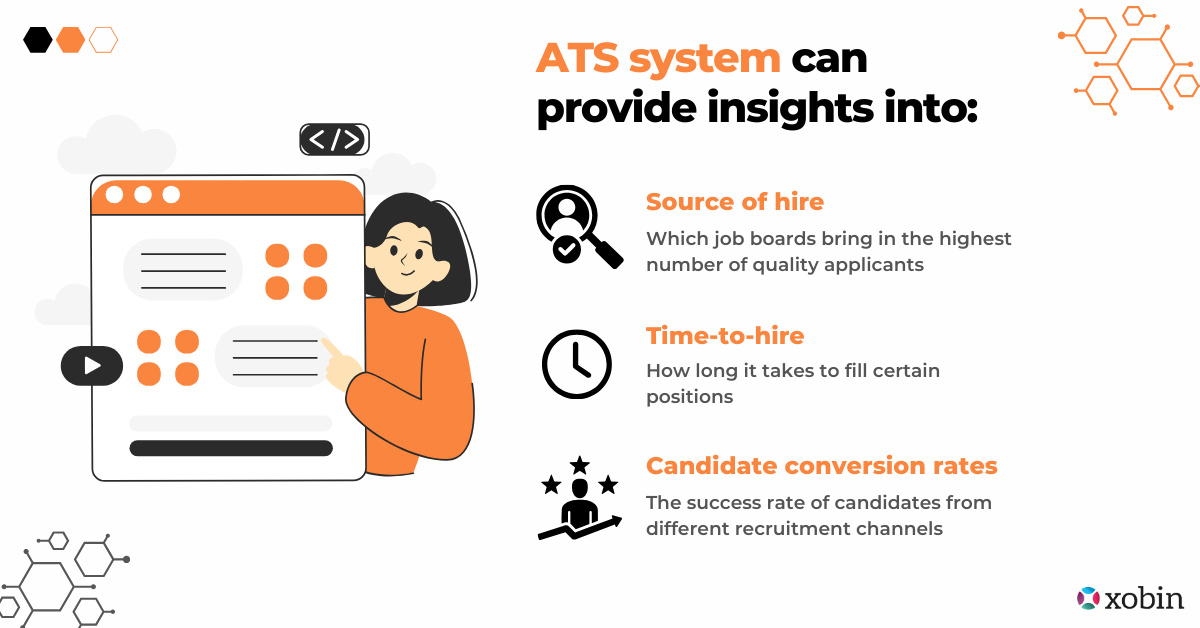 ATS system provide insights for Data Driven Recruitment Decisions