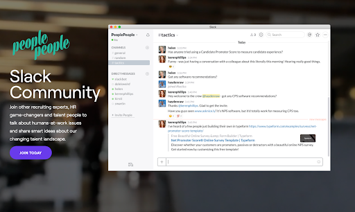 people people slack channel