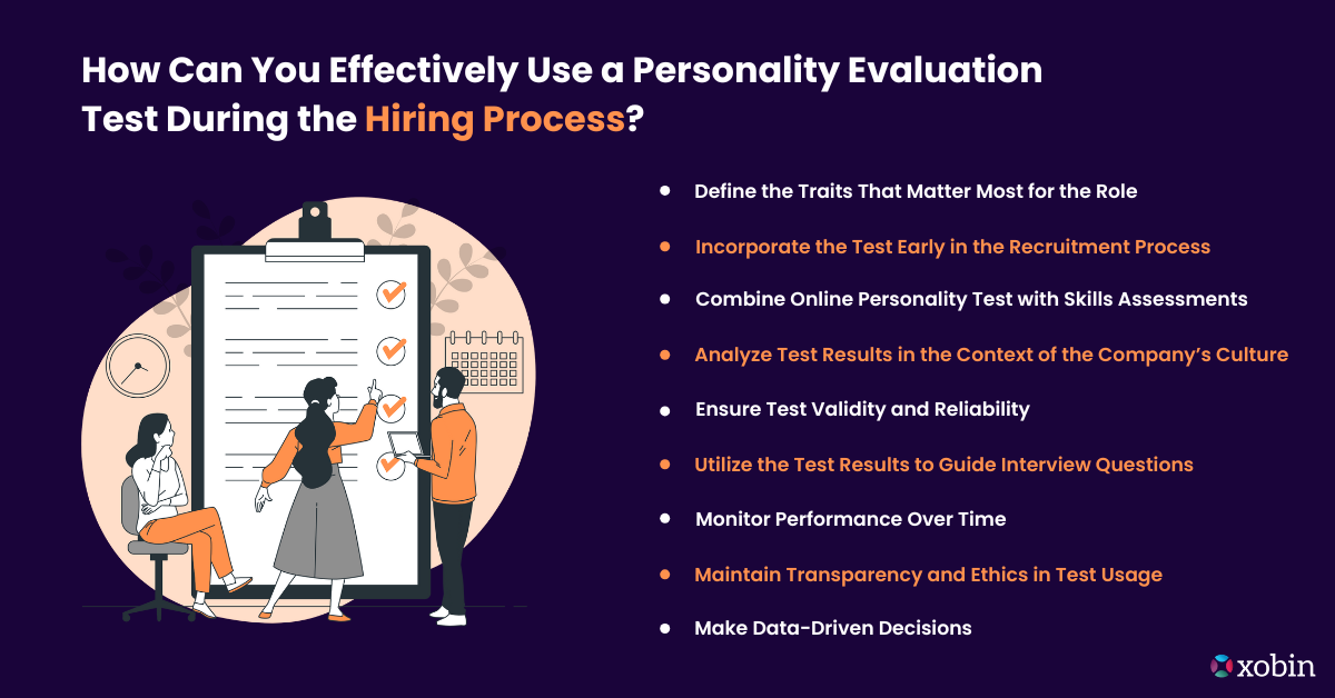 Personality Evaluation Tests During the Hiring Process