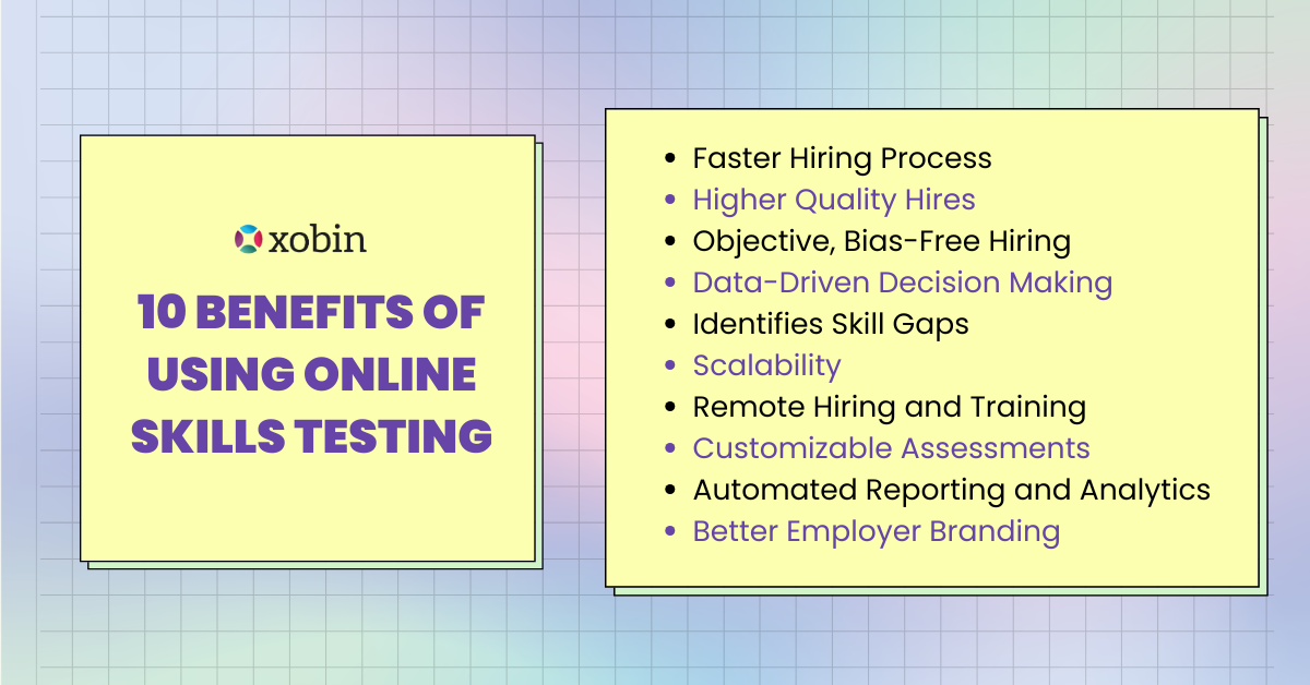 Benefits of Using Online Skills Testing