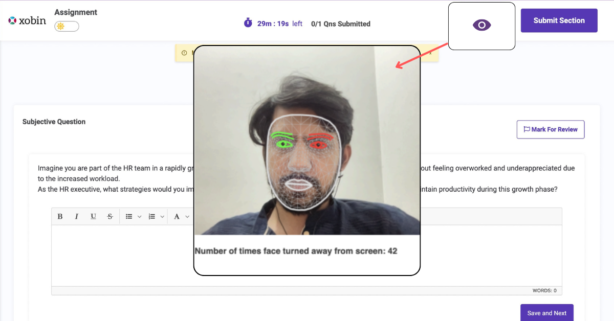 Eye Tracking Screen Recording-Xobin