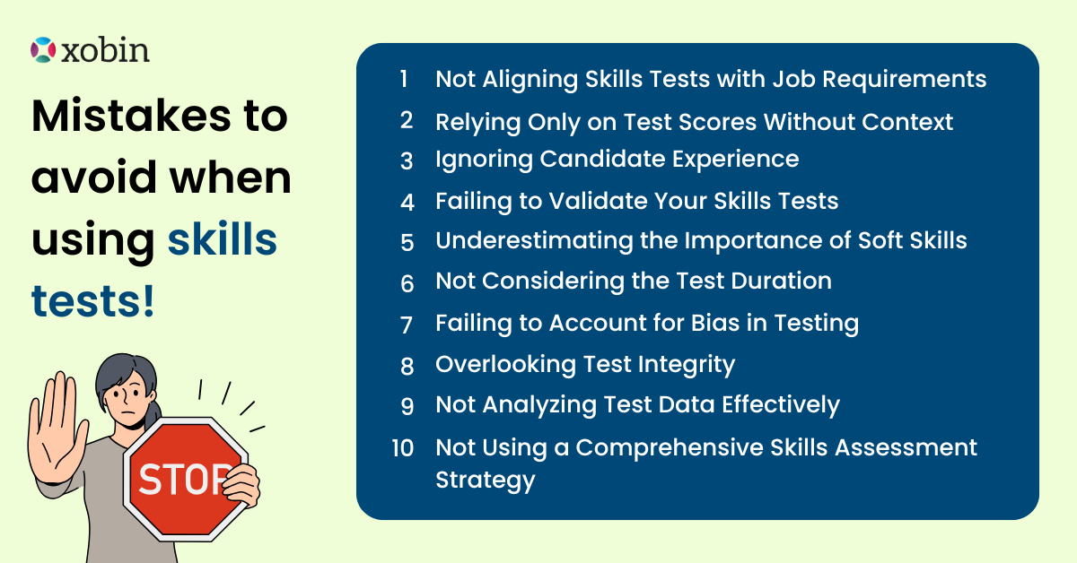 Mistakes to Avoid When Using Skills Tests