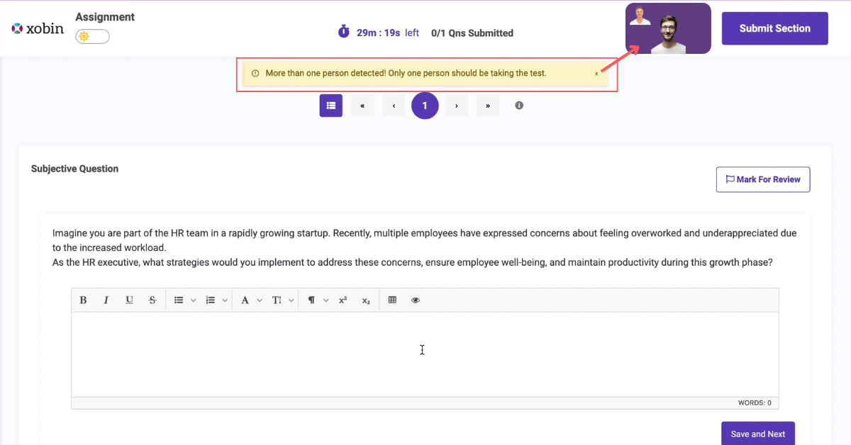 Multiple Users Detection-Xobin