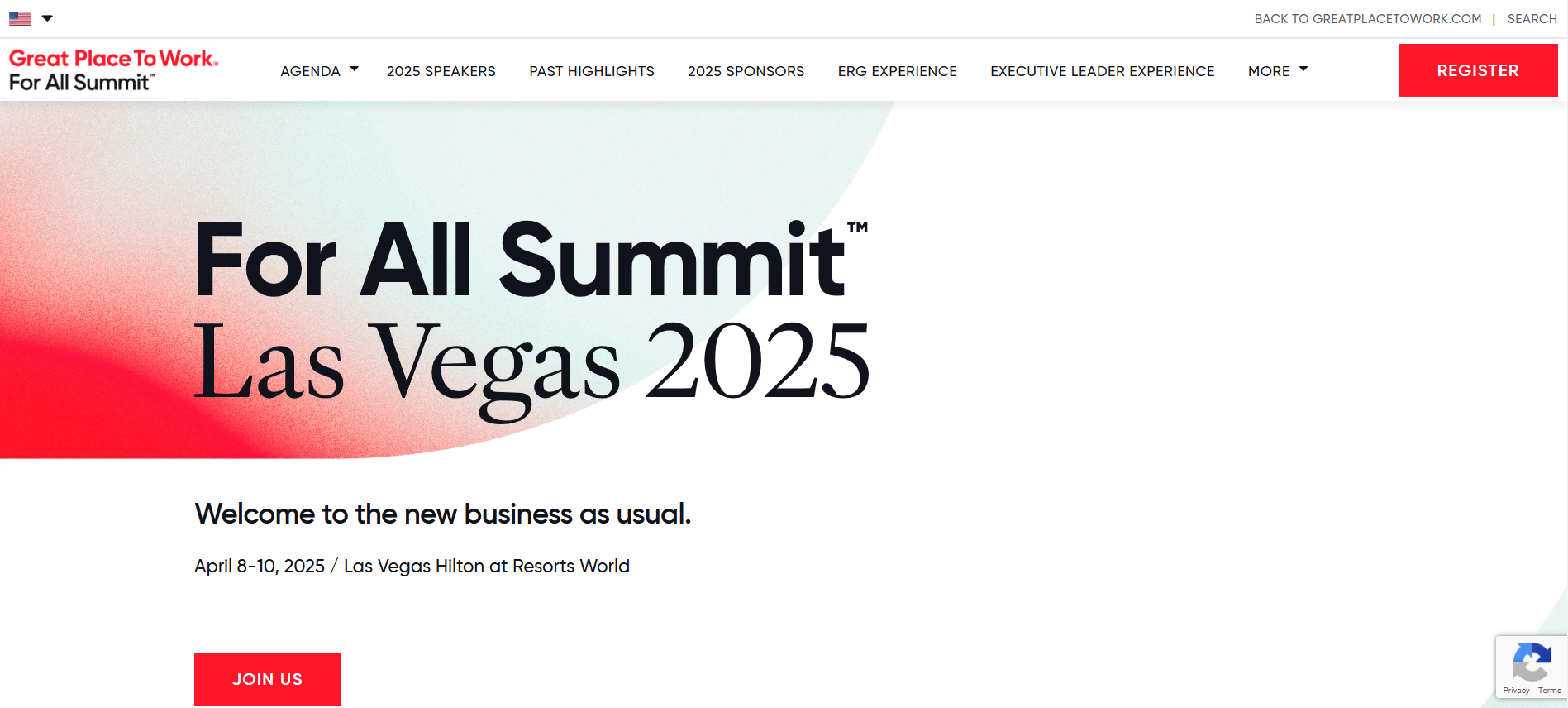 Great Place to Work For All Summit Las Vegas 2025