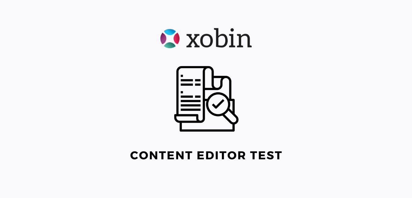 Content Editor Test