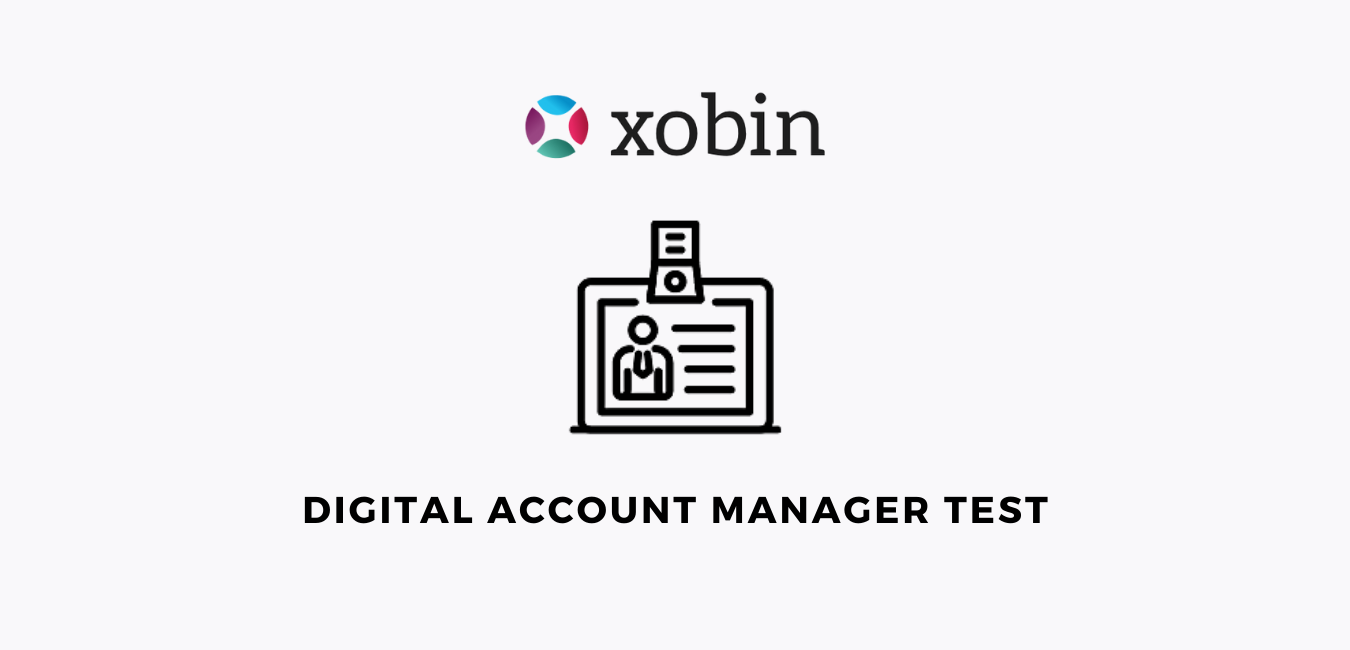 Digital Account Manager Test