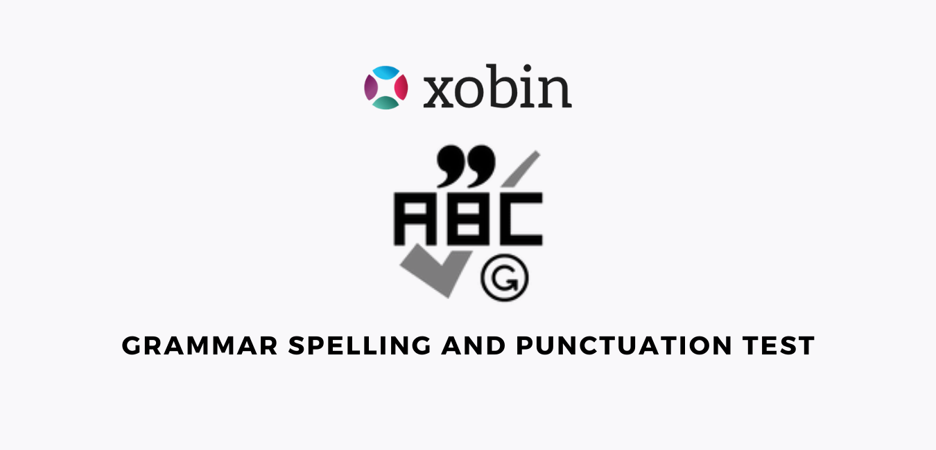 Grammar Spelling And Punctuation Test Assessment By Xobin