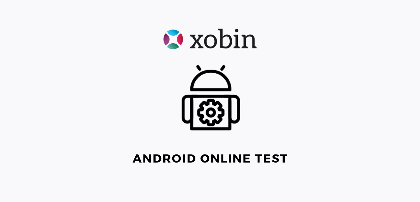 ANDROID ONLINE TEST