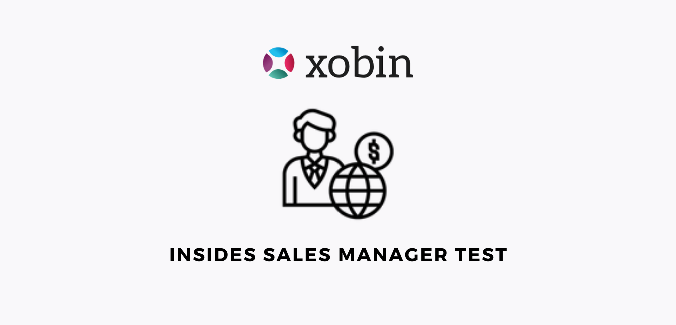Insides Sales Manager Test