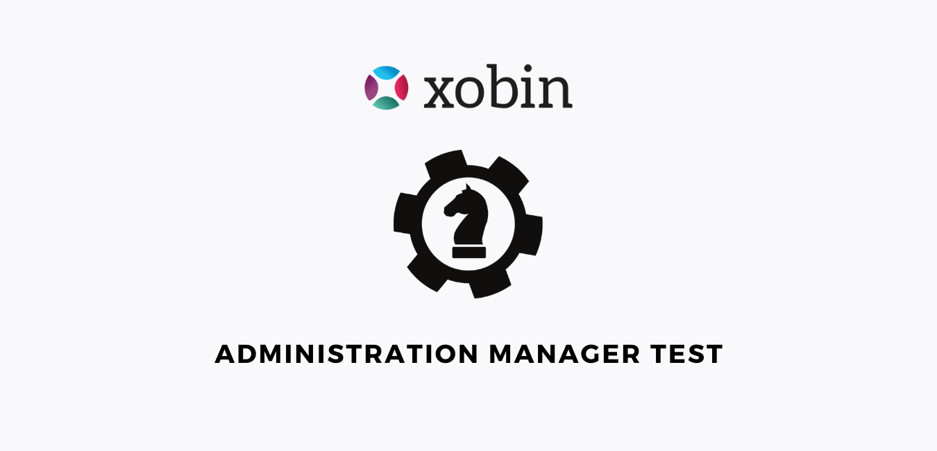 ADMINISTRATION MANAGER TEST