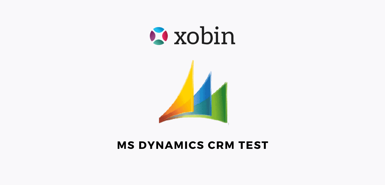 MS Dynamics CRM Test