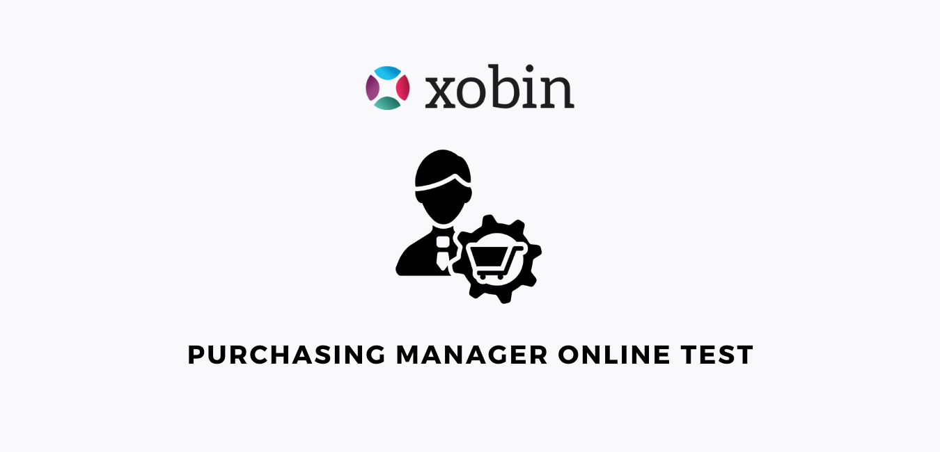 Purchasing Manager online test