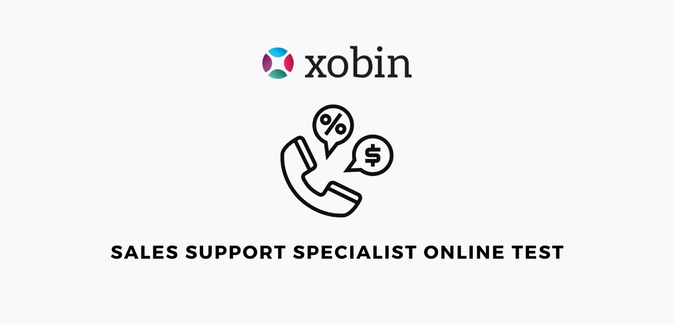 Sales Support Specialist Online Test