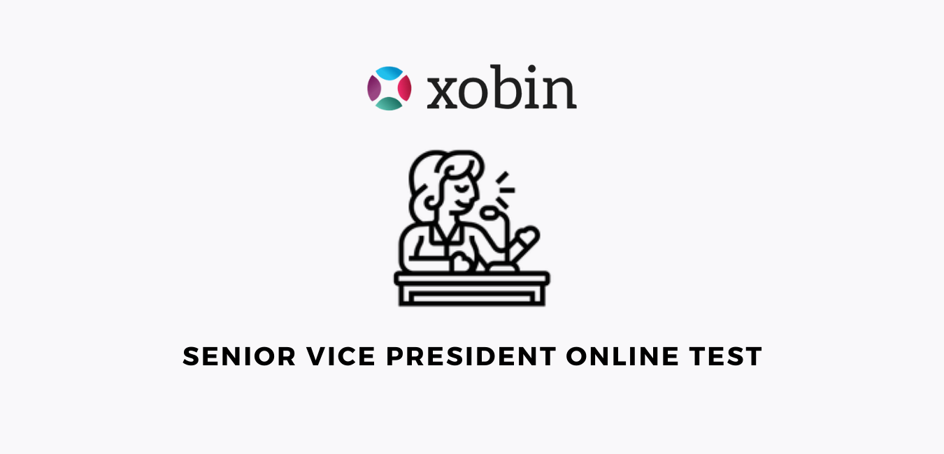Senior Vice President Online Test