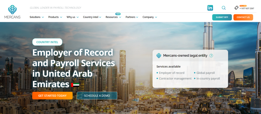 mercans - employer of record payroll -united arab emirates