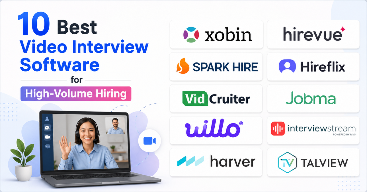 10 Best Video Interview Software for High-Volume Hiring